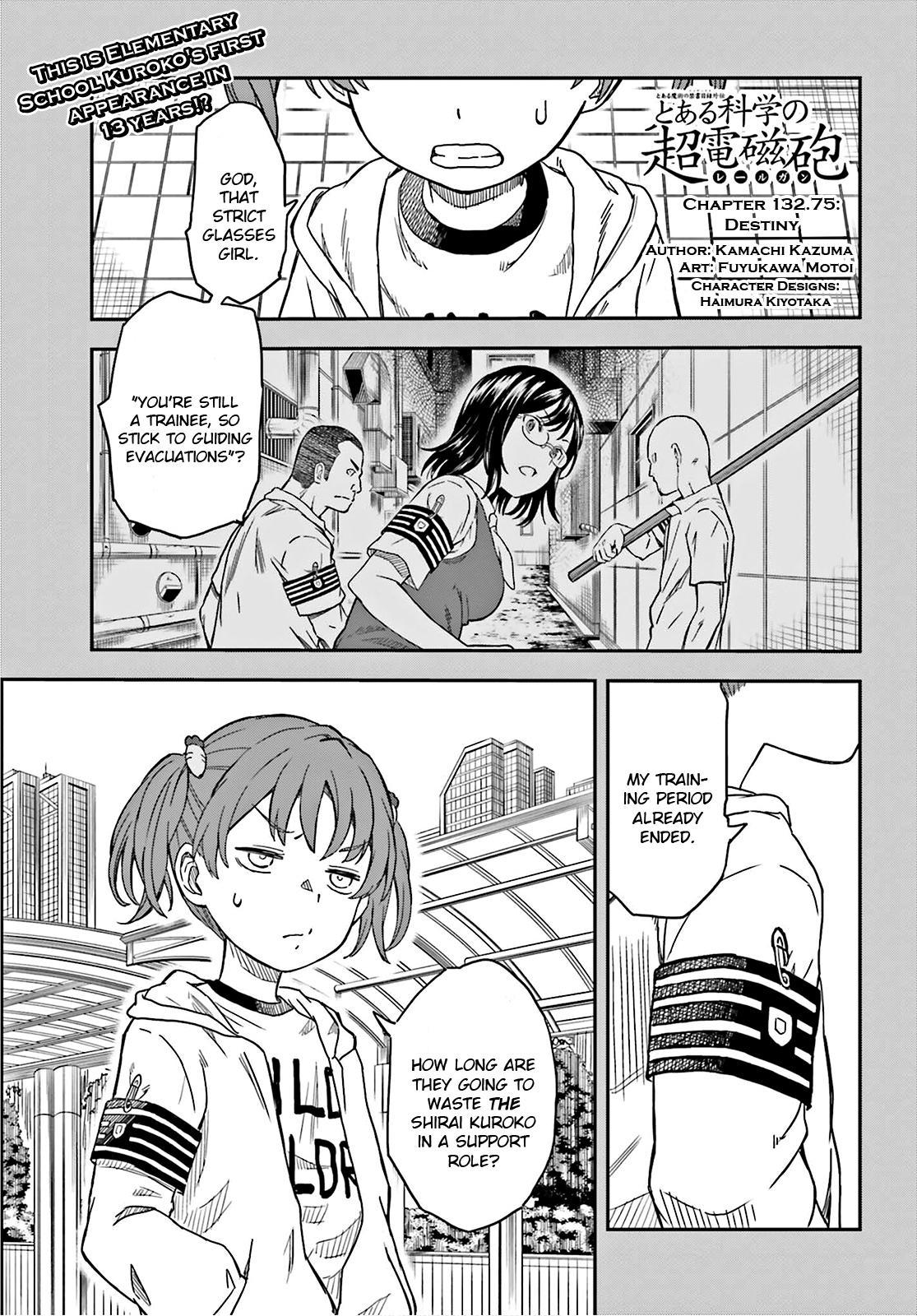 To Aru Kagaku No Railgun - Chapter 132.6