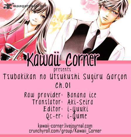 Tsubakikan No Utsukushi Sugiru Garcon - Chapter 1