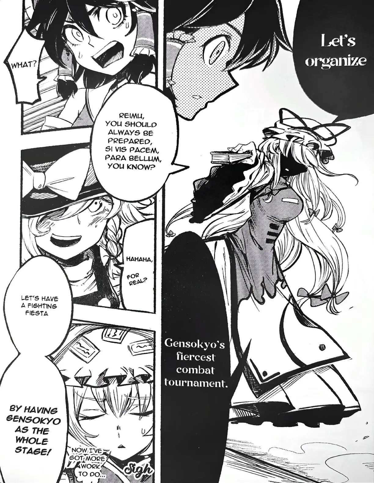 Touhou Ace Showdown - Vol.1 Chapter 1: Meiling Vs Tenshi