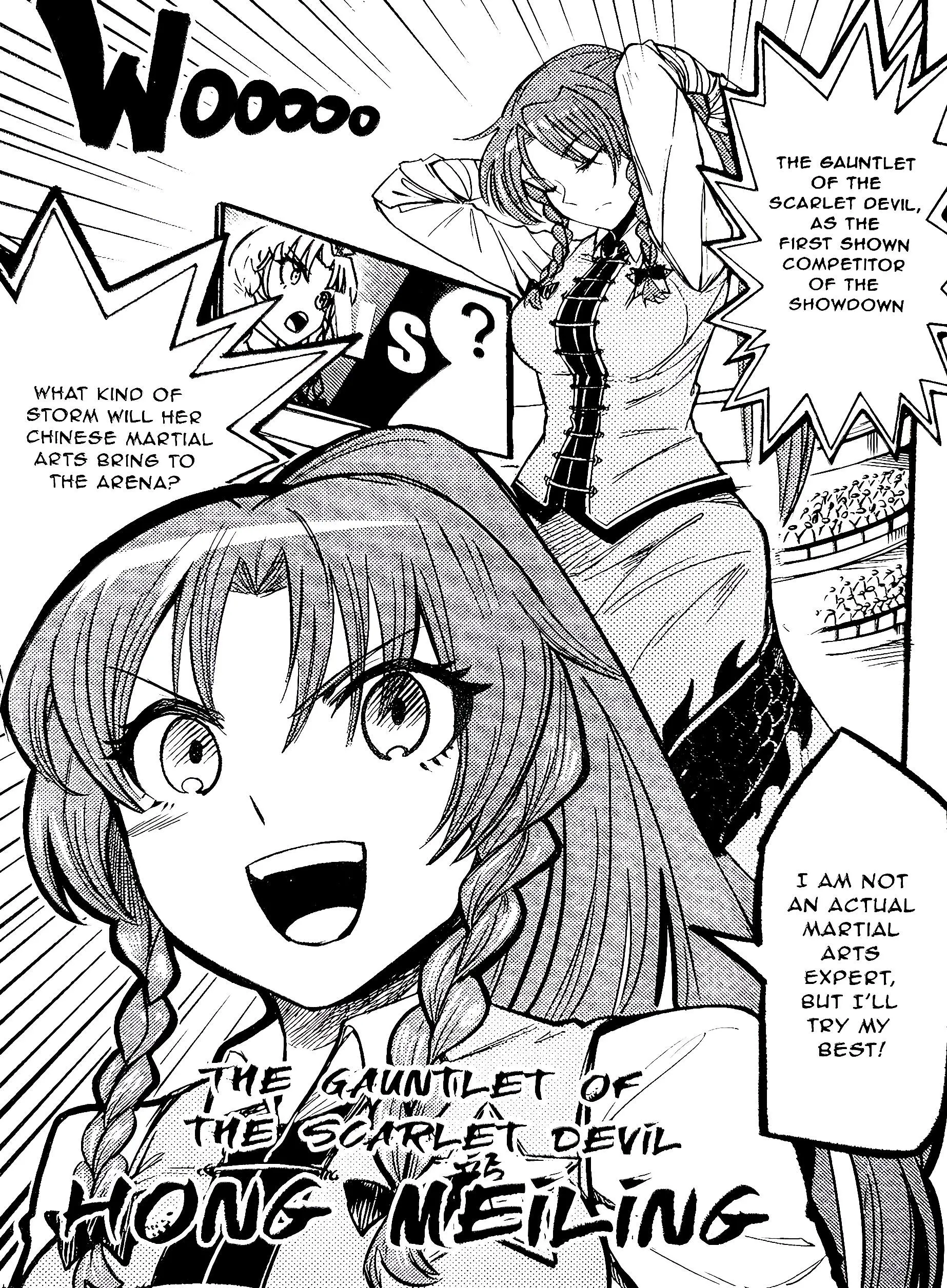 Touhou Ace Showdown - Vol.1 Chapter 1: Meiling Vs Tenshi