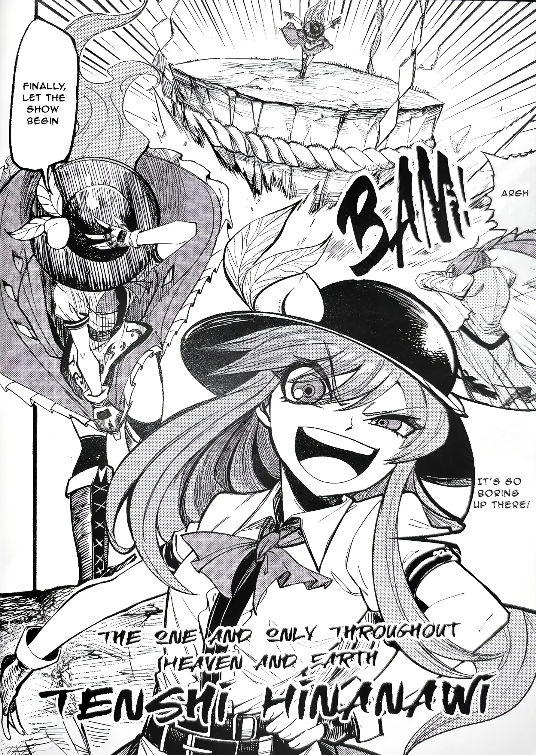 Touhou Ace Showdown - Vol.1 Chapter 1: Meiling Vs Tenshi