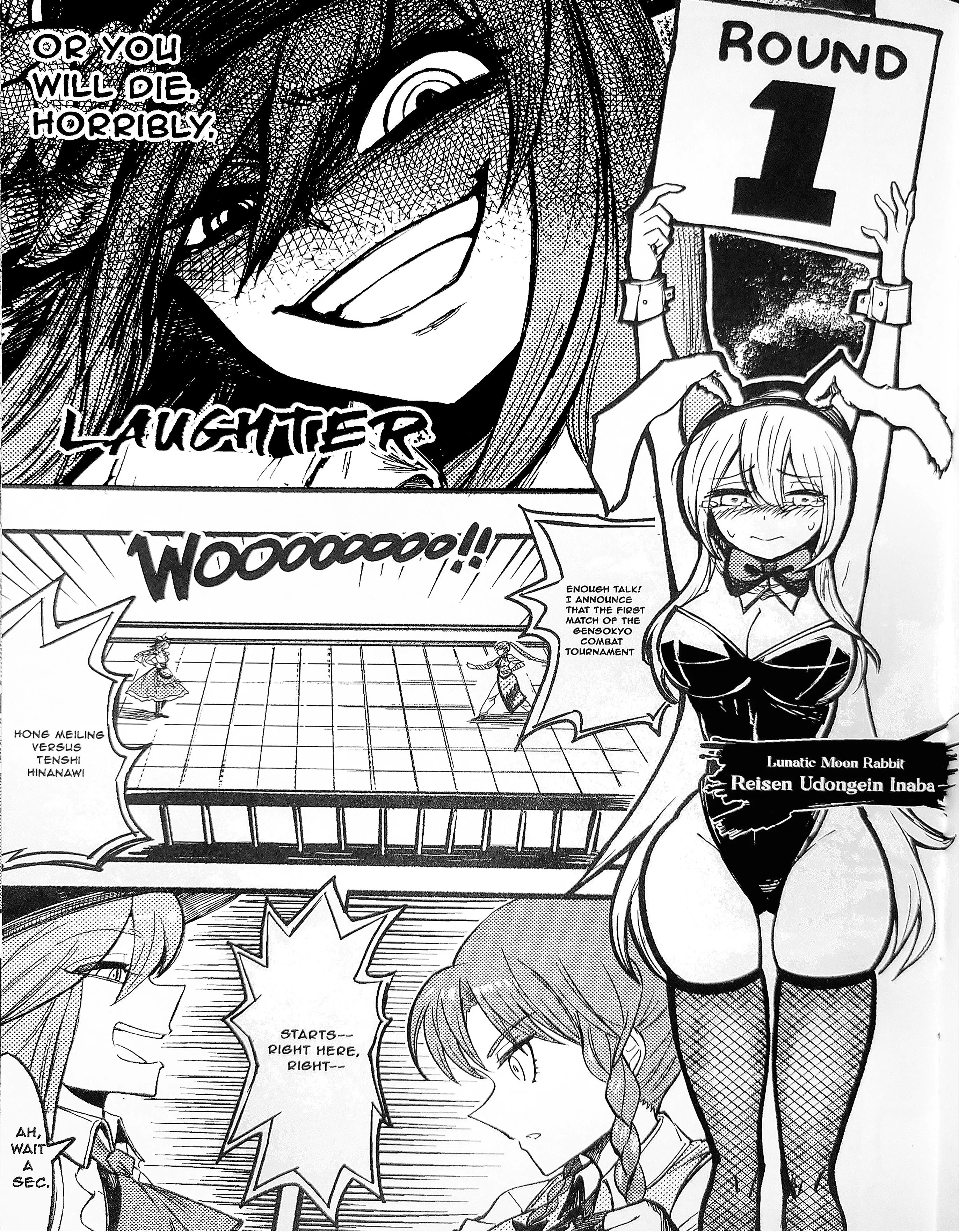 Touhou Ace Showdown - Vol.1 Chapter 1: Meiling Vs Tenshi