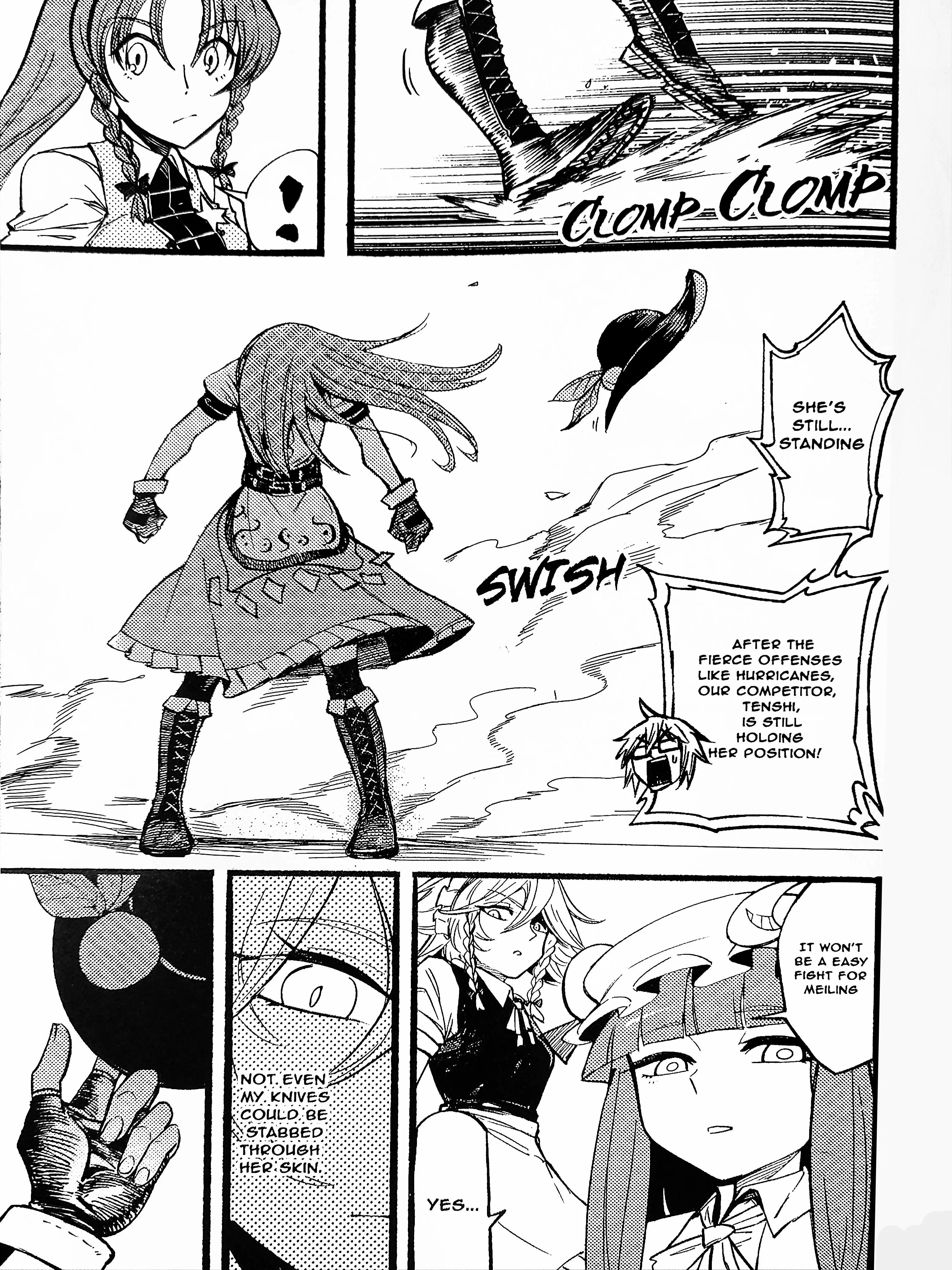 Touhou Ace Showdown - Vol.1 Chapter 1: Meiling Vs Tenshi