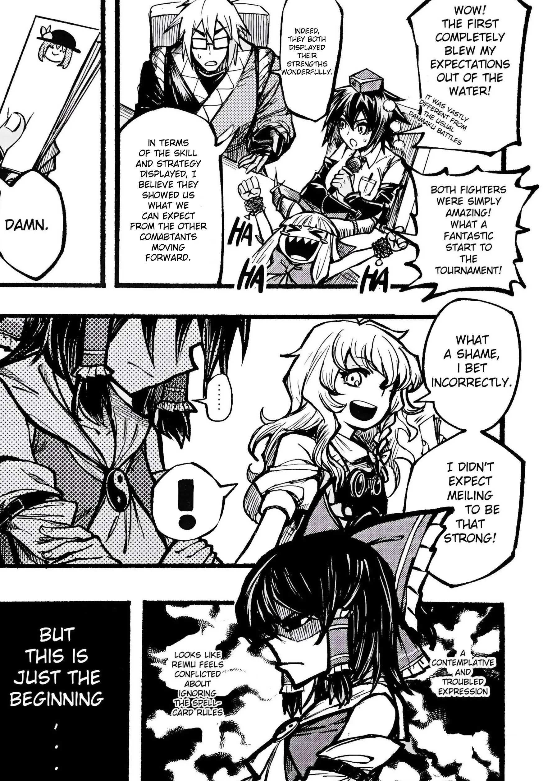 Touhou Ace Showdown - Vol.2 Chapter 2: Round 1 Conclusion