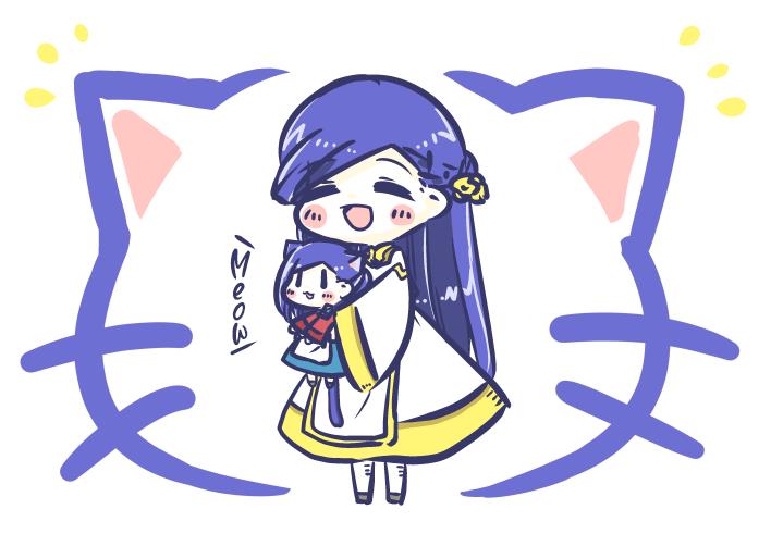 Honzuki No Gekokujou - Macha's Twitter Collection - Chapter 44: [P4] Rozemyne Cradling Kitty-Myne.