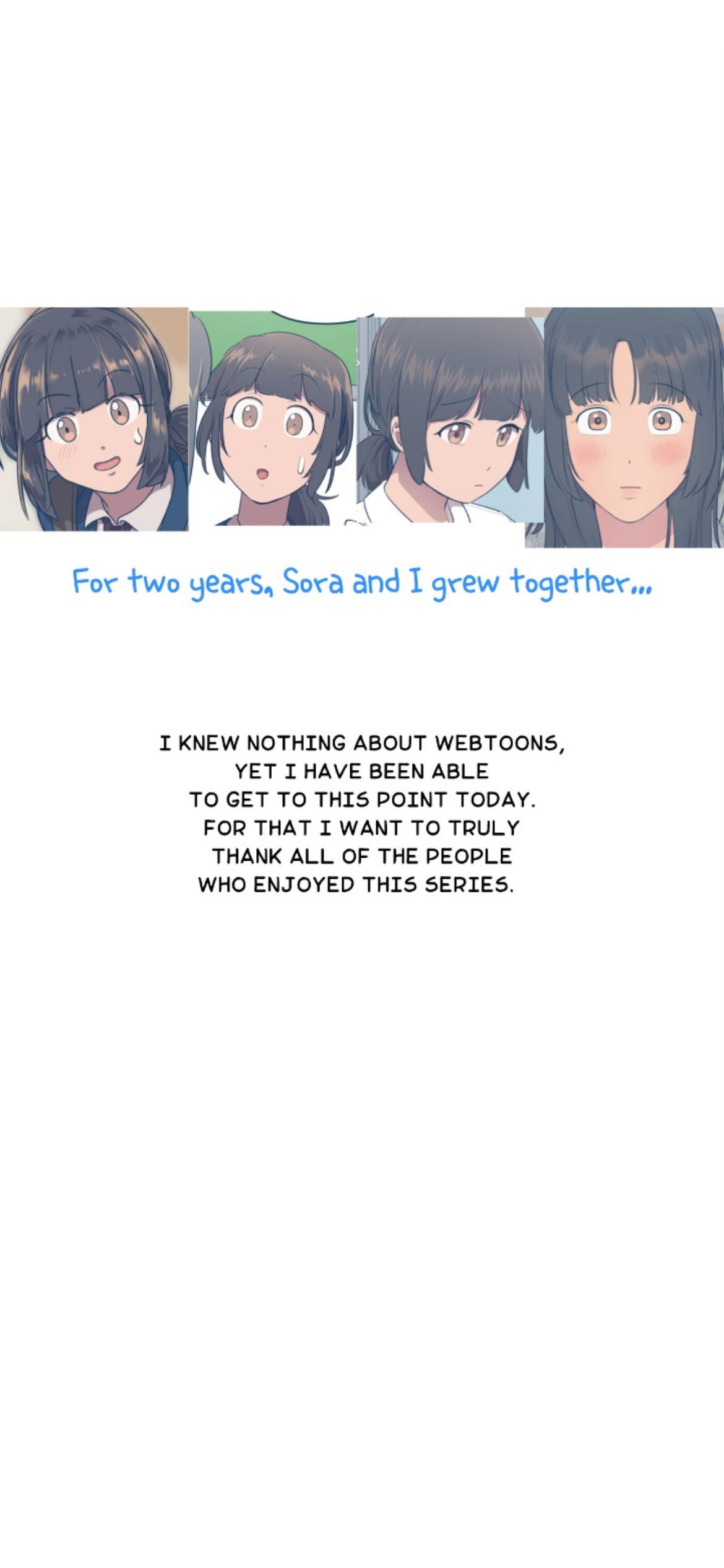 Sora & Haena! - Afterword. : Creator’s Note ( Final )