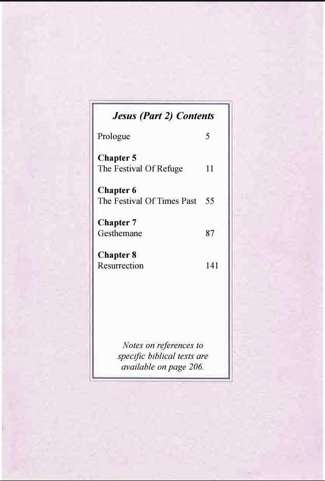 Jesus (Yasuhiko Yoshikazu) - Vol.2 Chapter 5 : 5 The Festival Of Refuge  6 The Festival Of Times Past  7 Gesth...