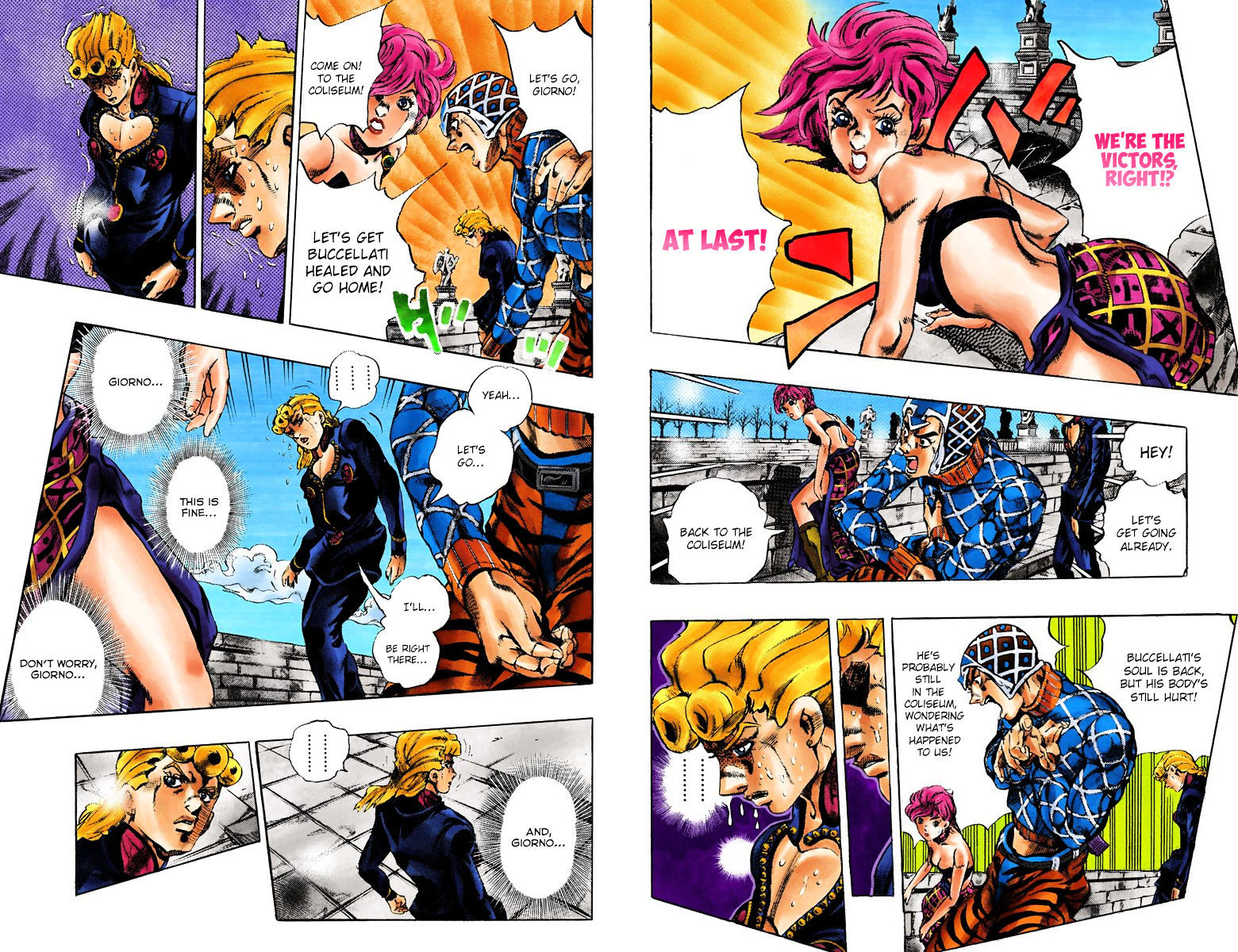 Vento Aureo - Chapter 589 : Gold Experience Requiem - Part 4 (Official Color Scans)