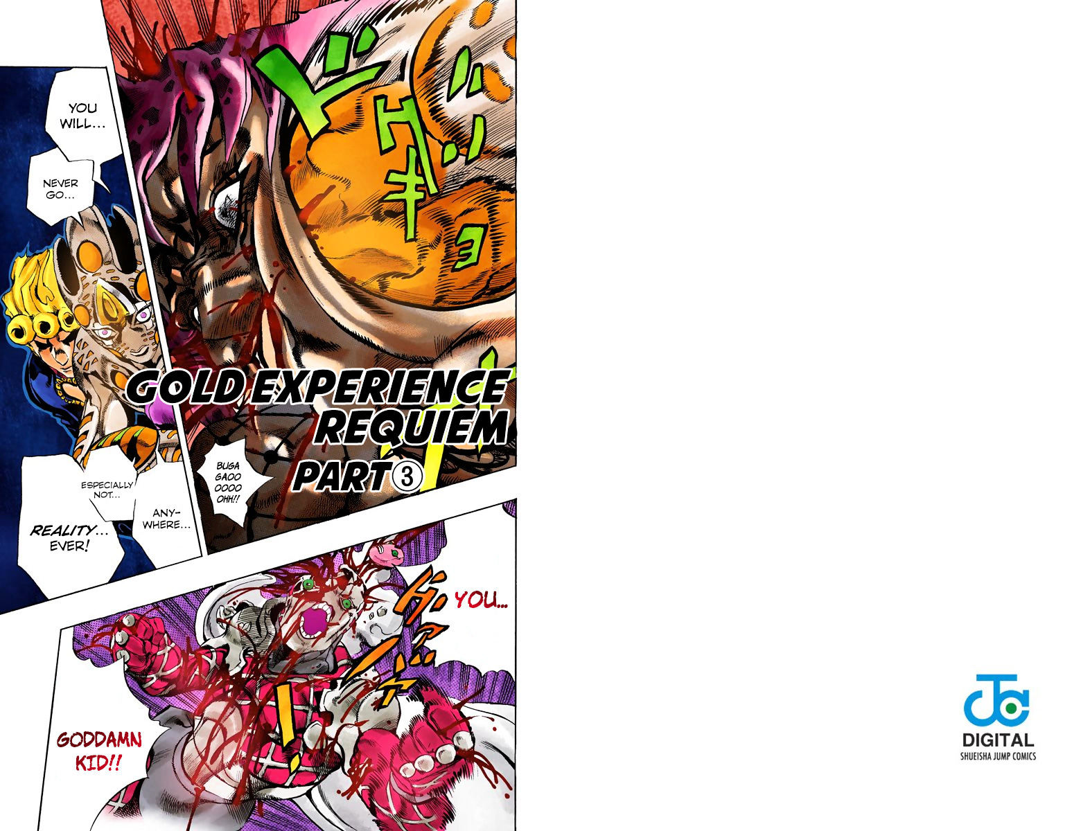 Vento Aureo - Chapter 588 : Gold Experience Requiem - Part 3 (Official Color Scans)