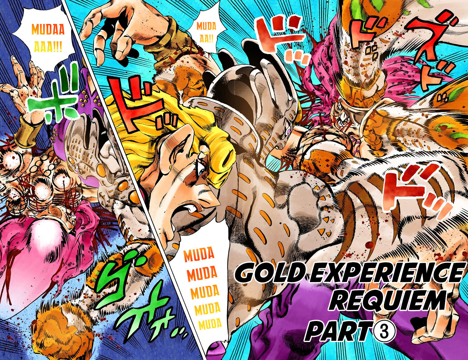 Vento Aureo - Chapter 588 : Gold Experience Requiem - Part 3 (Official Color Scans)