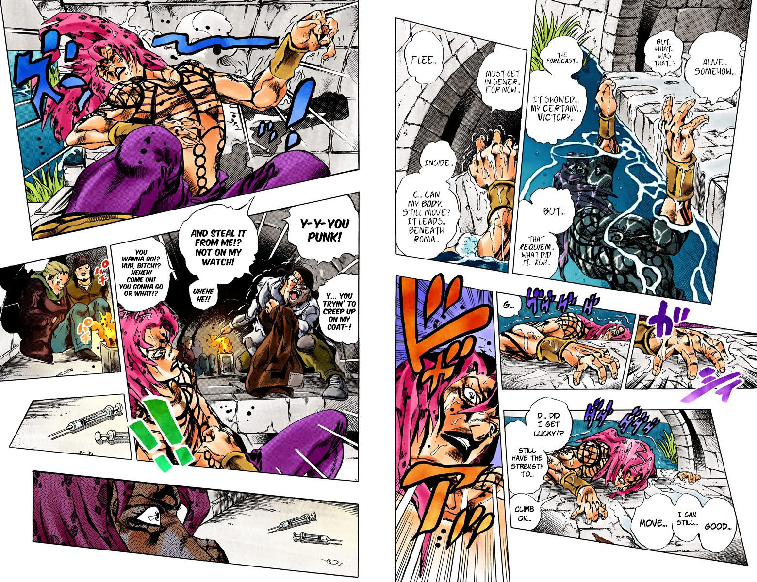 Vento Aureo - Chapter 588 : Gold Experience Requiem - Part 3 (Official Color Scans)