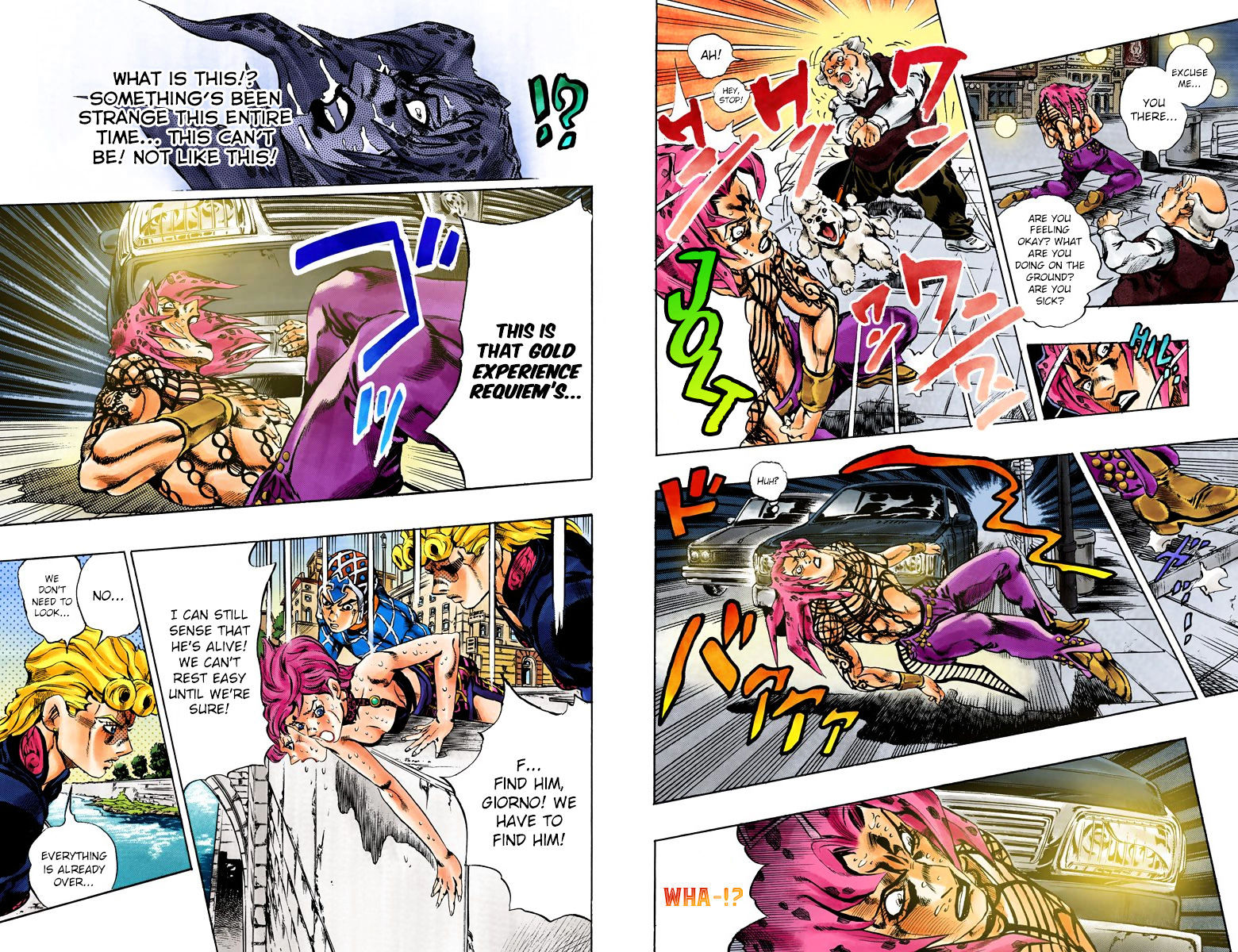 Vento Aureo - Chapter 588 : Gold Experience Requiem - Part 3 (Official Color Scans)