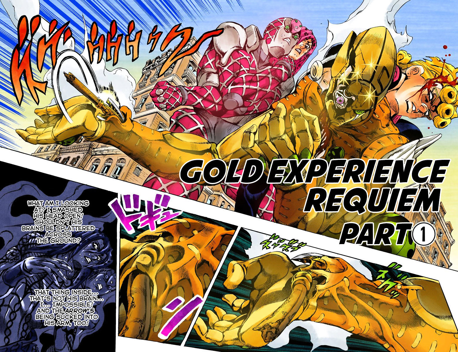 Vento Aureo - Chapter 586 : Gold Experience Requiem - Part 1 (Official Color Scans)