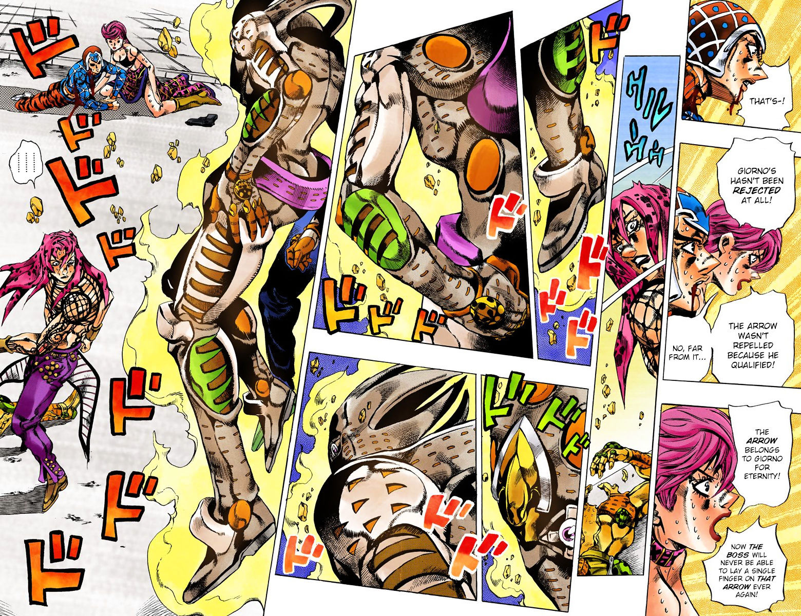 Vento Aureo - Chapter 586 : Gold Experience Requiem - Part 1 (Official Color Scans)