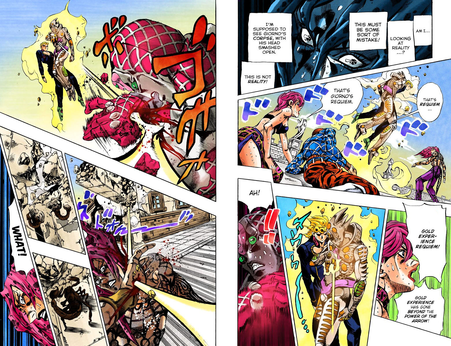 Vento Aureo - Chapter 586 : Gold Experience Requiem - Part 1 (Official Color Scans)