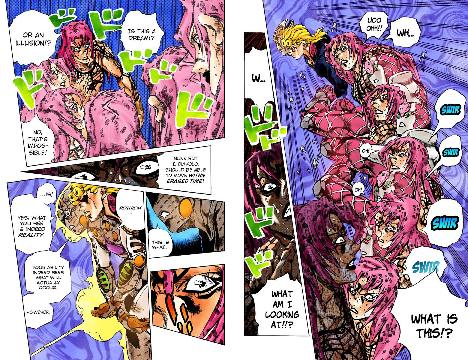 Vento Aureo - Chapter 587 : Gold Experience Requiem - Part 2 (Official Color Scans)