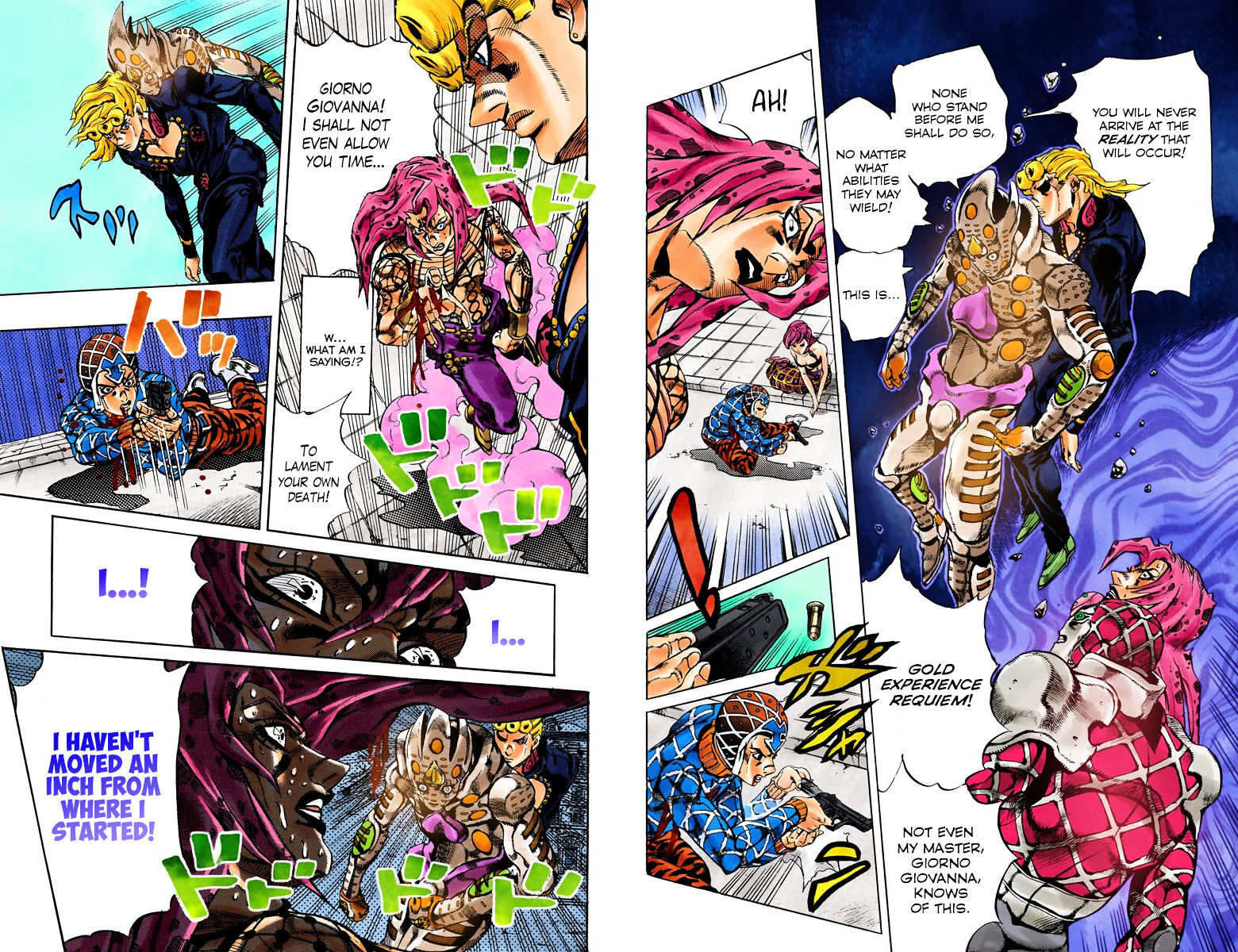 Vento Aureo - Chapter 587 : Gold Experience Requiem - Part 2 (Official Color Scans)