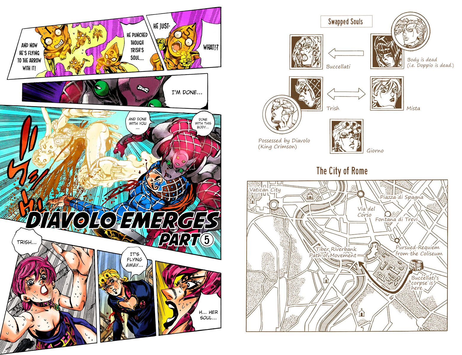 Vento Aureo - Chapter 584 : Diavolo Emerges - Part 5 (Official Color Scans)