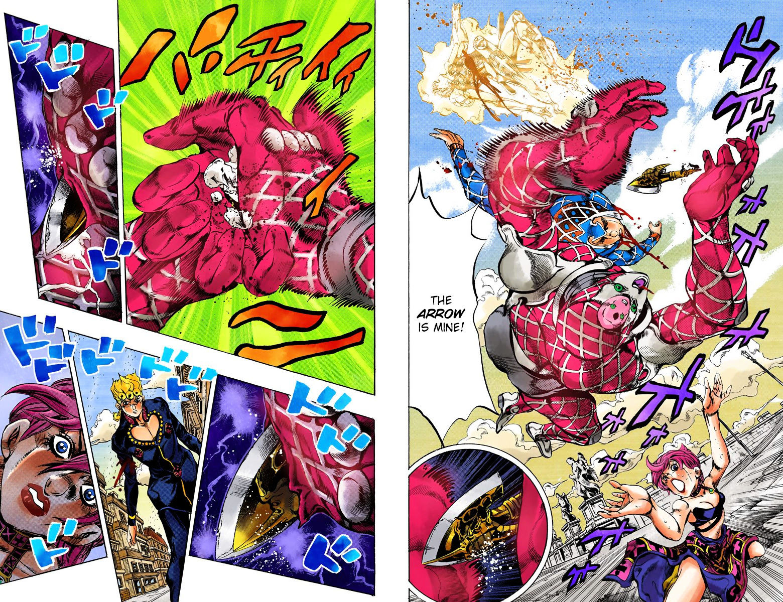 Vento Aureo - Chapter 584 : Diavolo Emerges - Part 5 (Official Color Scans)