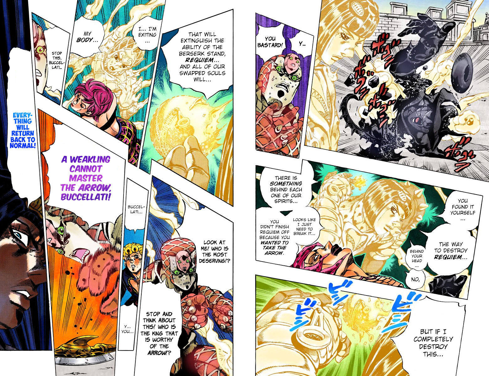 Vento Aureo - Chapter 584 : Diavolo Emerges - Part 5 (Official Color Scans)