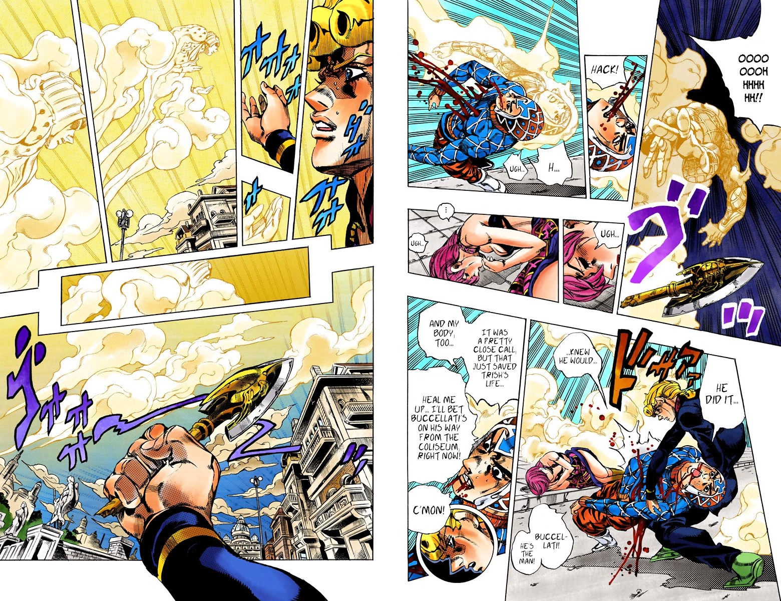 Vento Aureo - Chapter 584 : Diavolo Emerges - Part 5 (Official Color Scans)