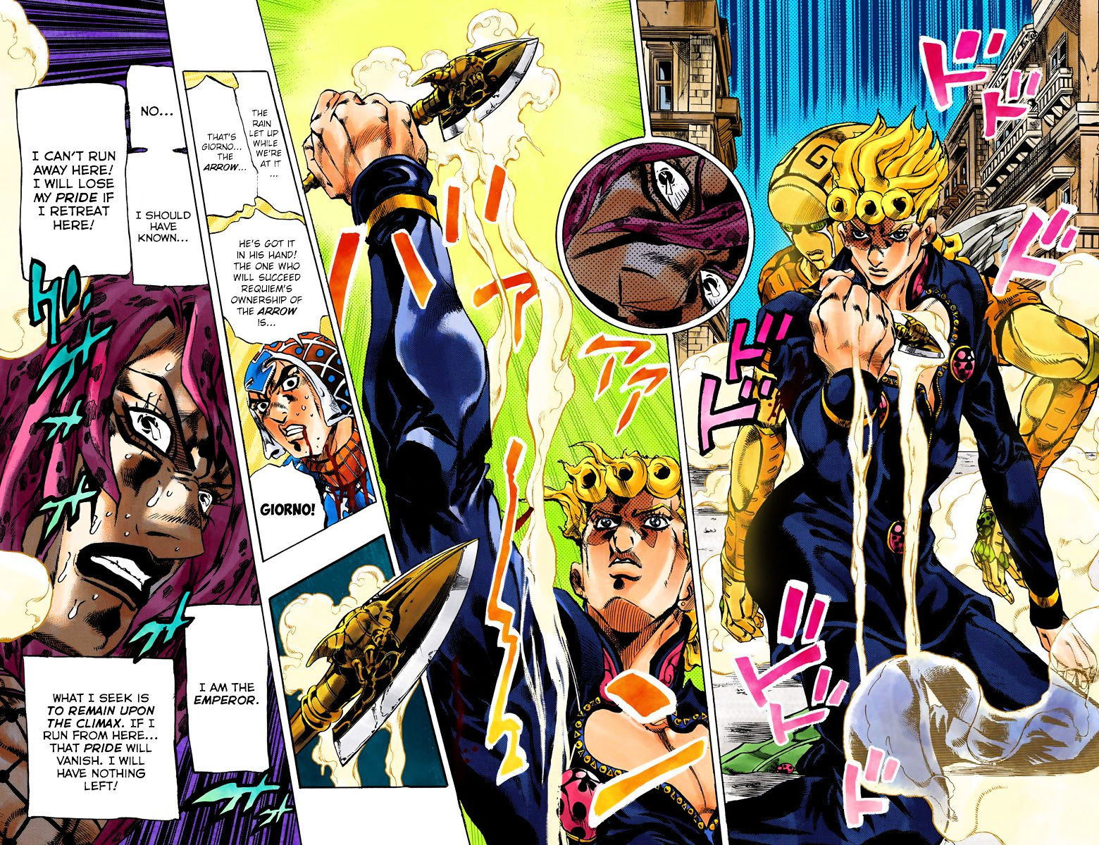 Vento Aureo - Chapter 585 : King Of Kings (Official Color Scans)