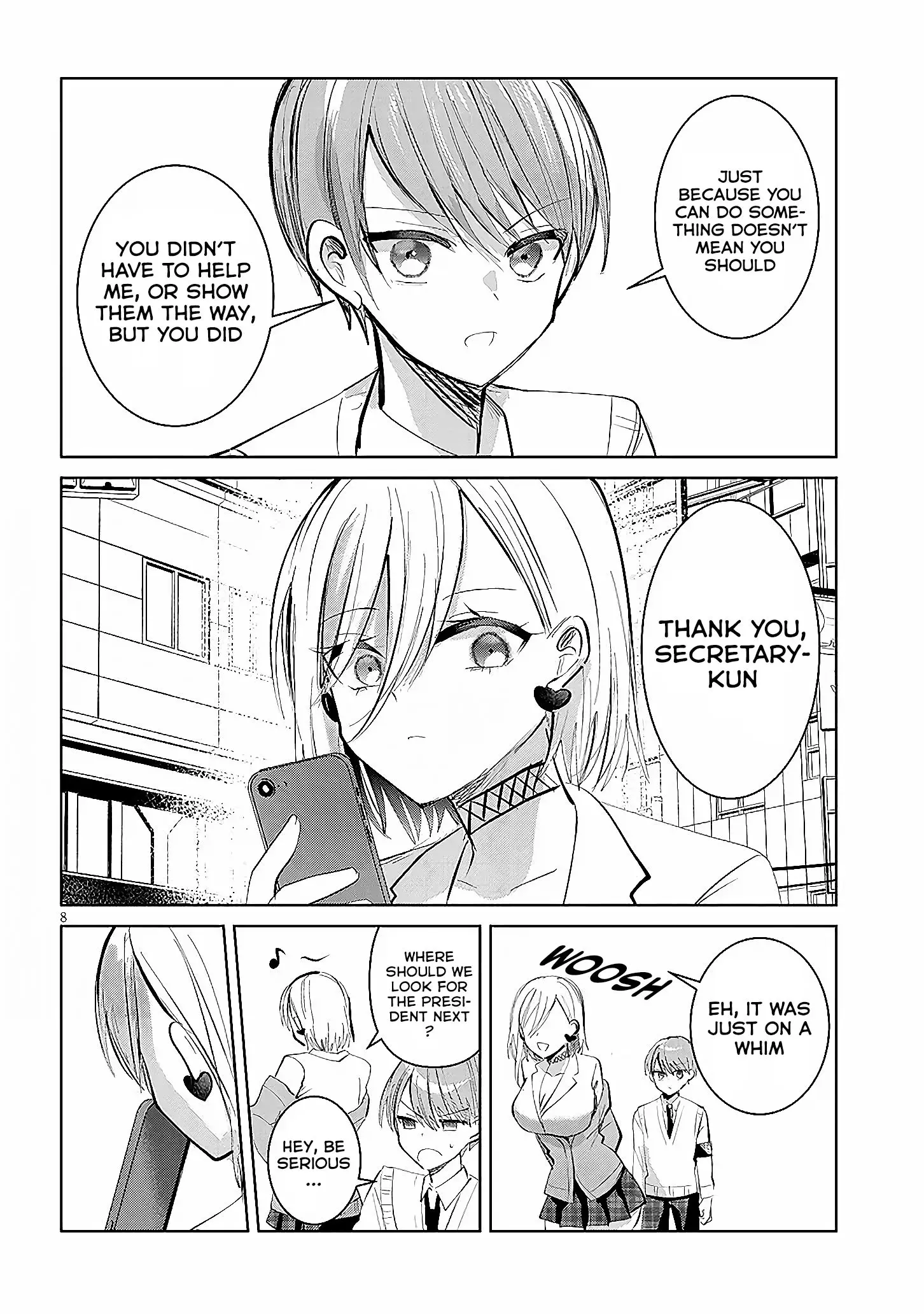 Kotowarenai Kaichou Wa Tomoe-Kun Ni Dake Shite Agetai - Chapter 11