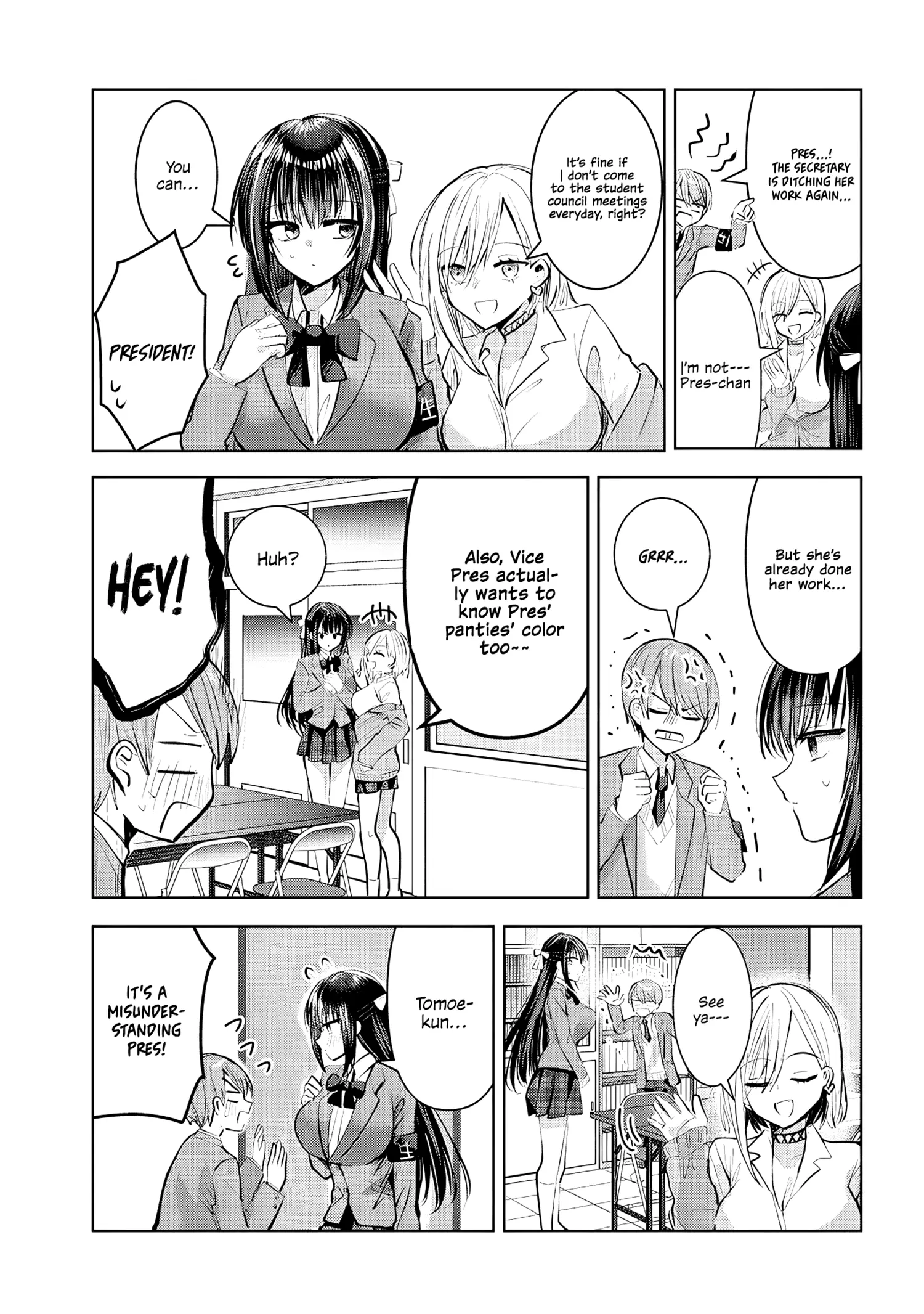 Kotowarenai Kaichou Wa Tomoe-Kun Ni Dake Shite Agetai - Chapter 4