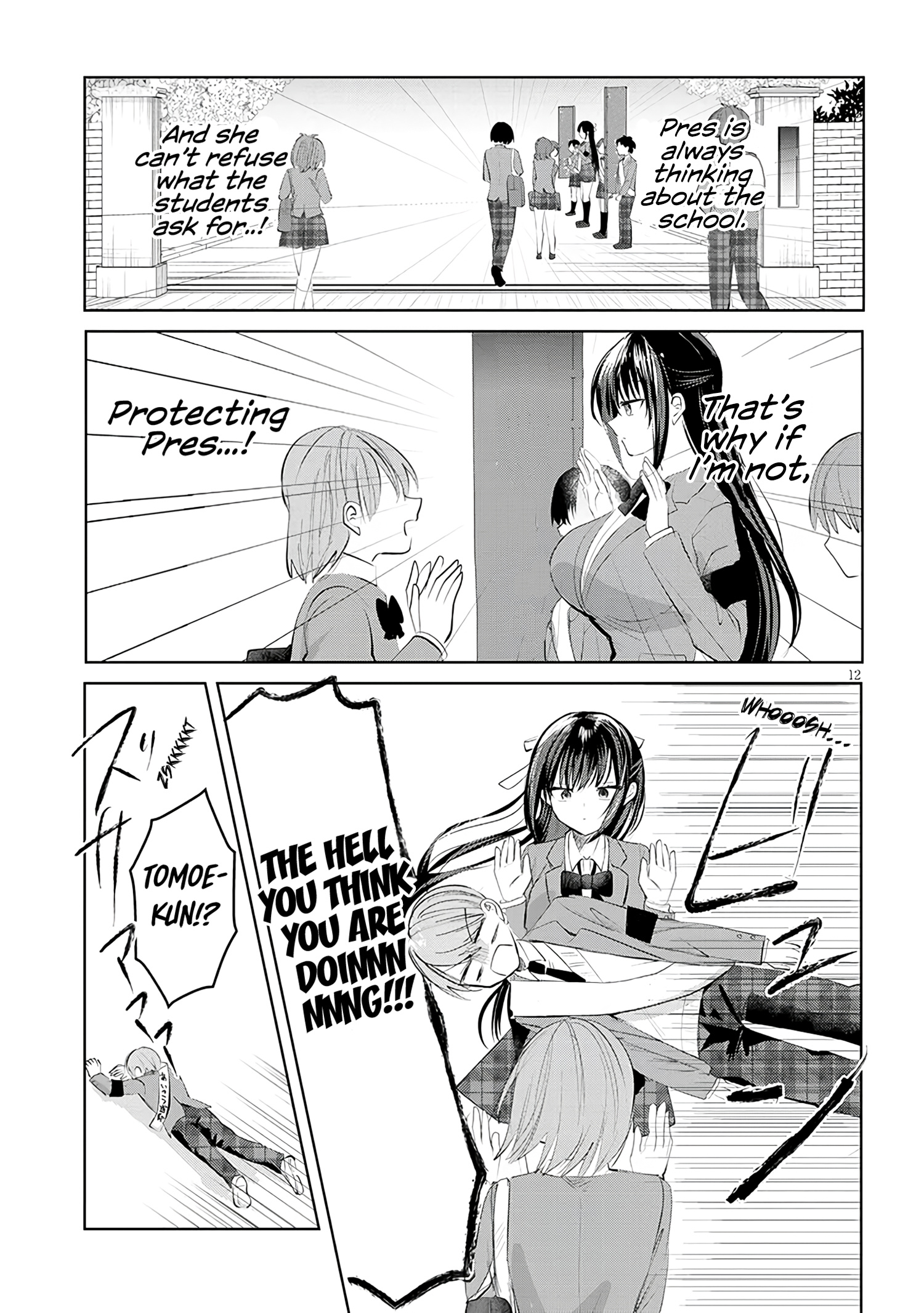 Kotowarenai Kaichou Wa Tomoe-Kun Ni Dake Shite Agetai - Chapter 1