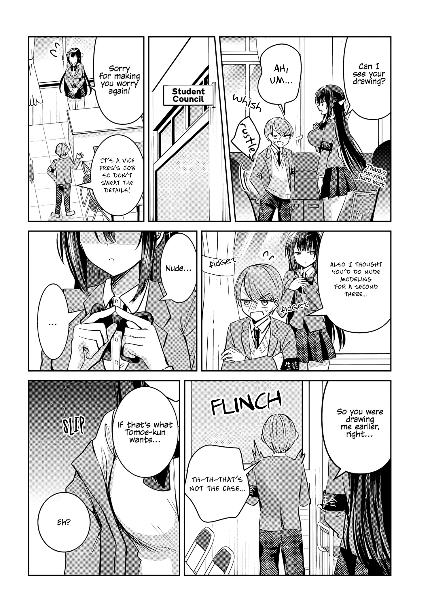 Kotowarenai Kaichou Wa Tomoe-Kun Ni Dake Shite Agetai - Chapter 3