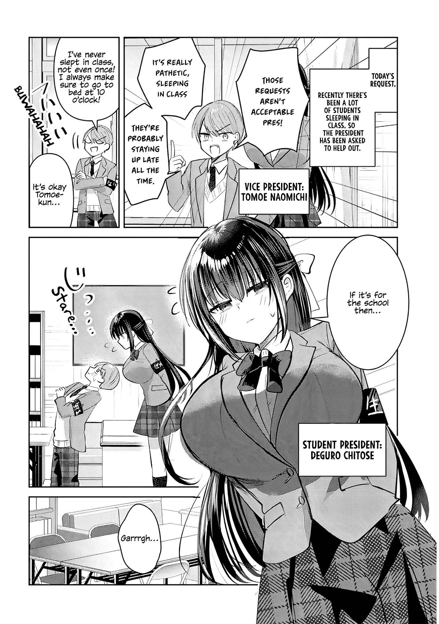 Kotowarenai Kaichou Wa Tomoe-Kun Ni Dake Shite Agetai - Chapter 2