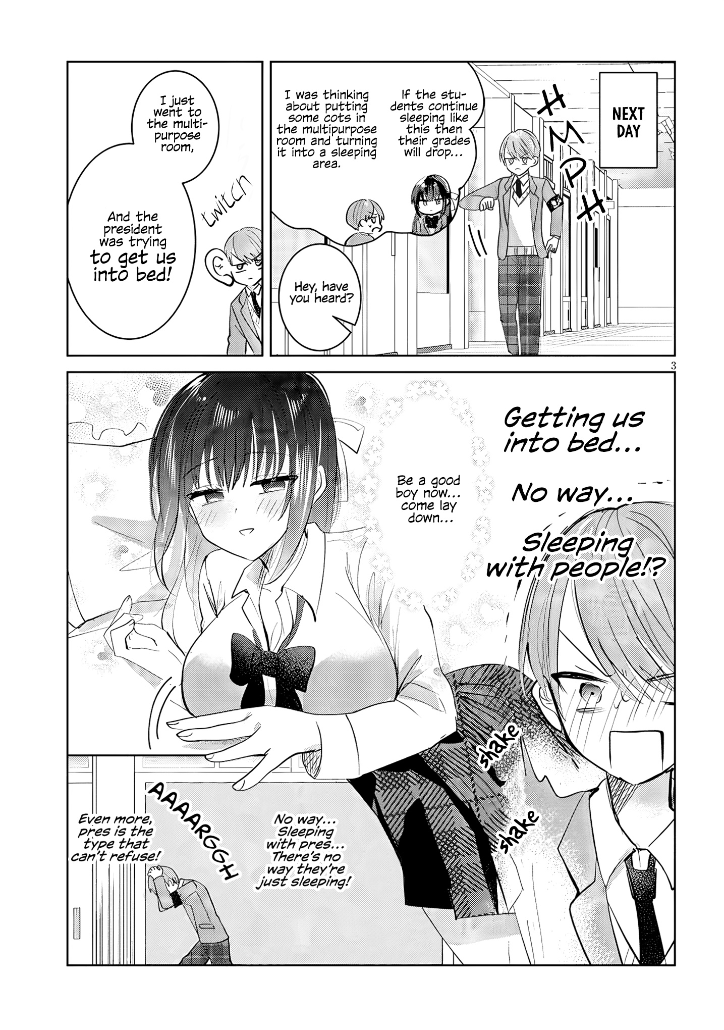 Kotowarenai Kaichou Wa Tomoe-Kun Ni Dake Shite Agetai - Chapter 2