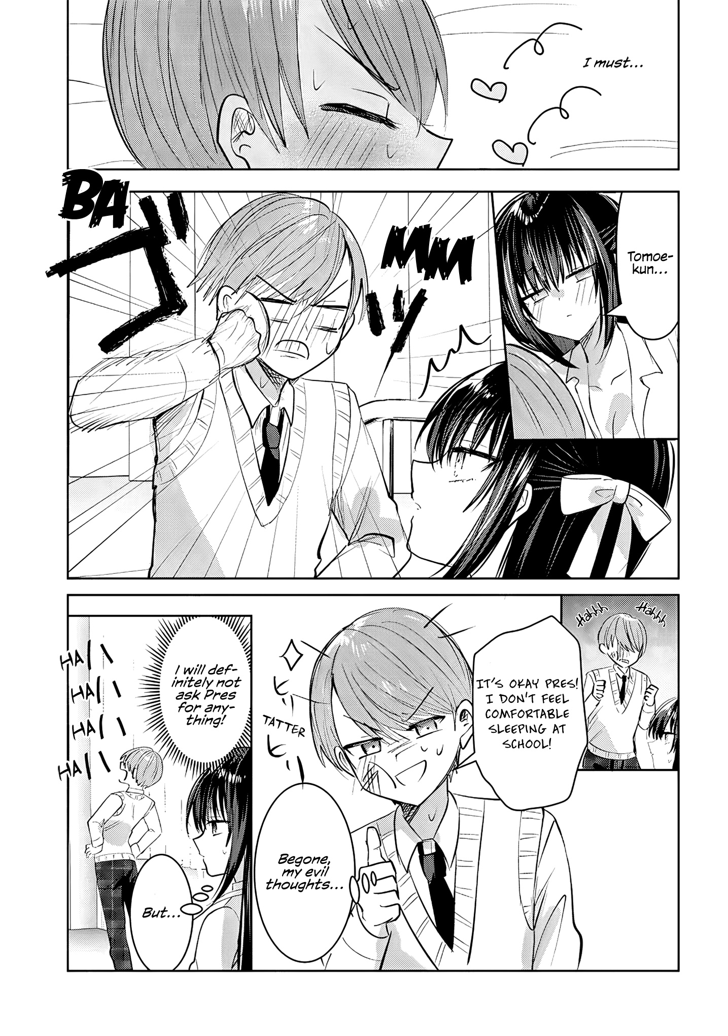 Kotowarenai Kaichou Wa Tomoe-Kun Ni Dake Shite Agetai - Chapter 2