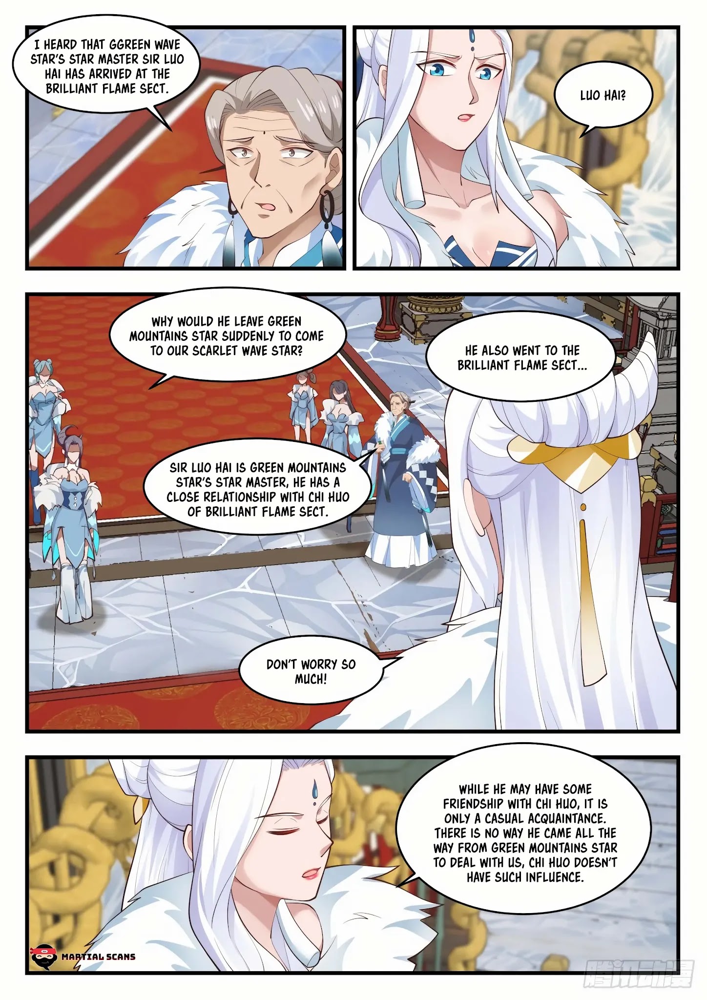 Martial Peak - Chapter 1396: Scarlet Wave Star’s Pure Ice Island