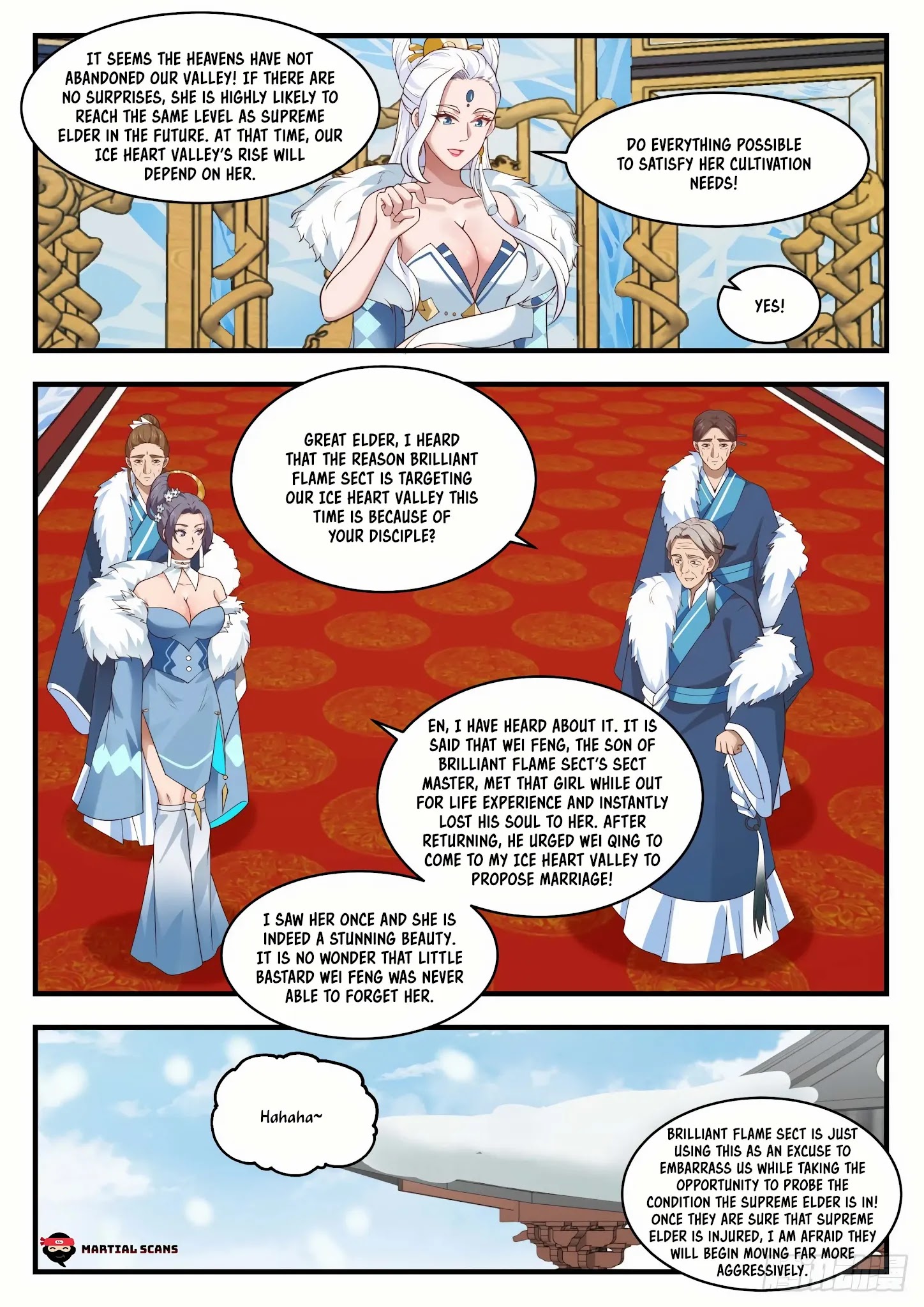 Martial Peak - Chapter 1396: Scarlet Wave Star’s Pure Ice Island