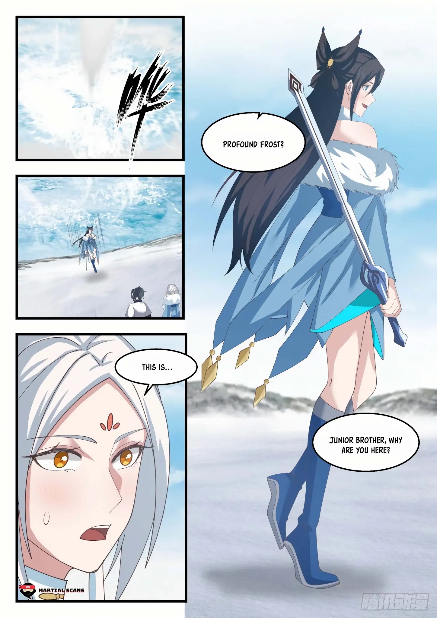 Martial Peak - Chapter 1411: Profound Frost Divine Sword