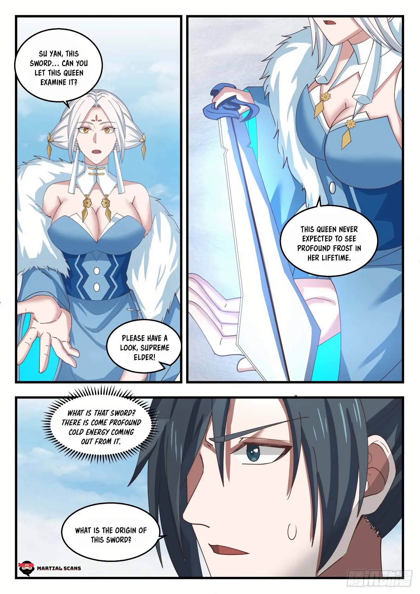 Martial Peak - Chapter 1411: Profound Frost Divine Sword