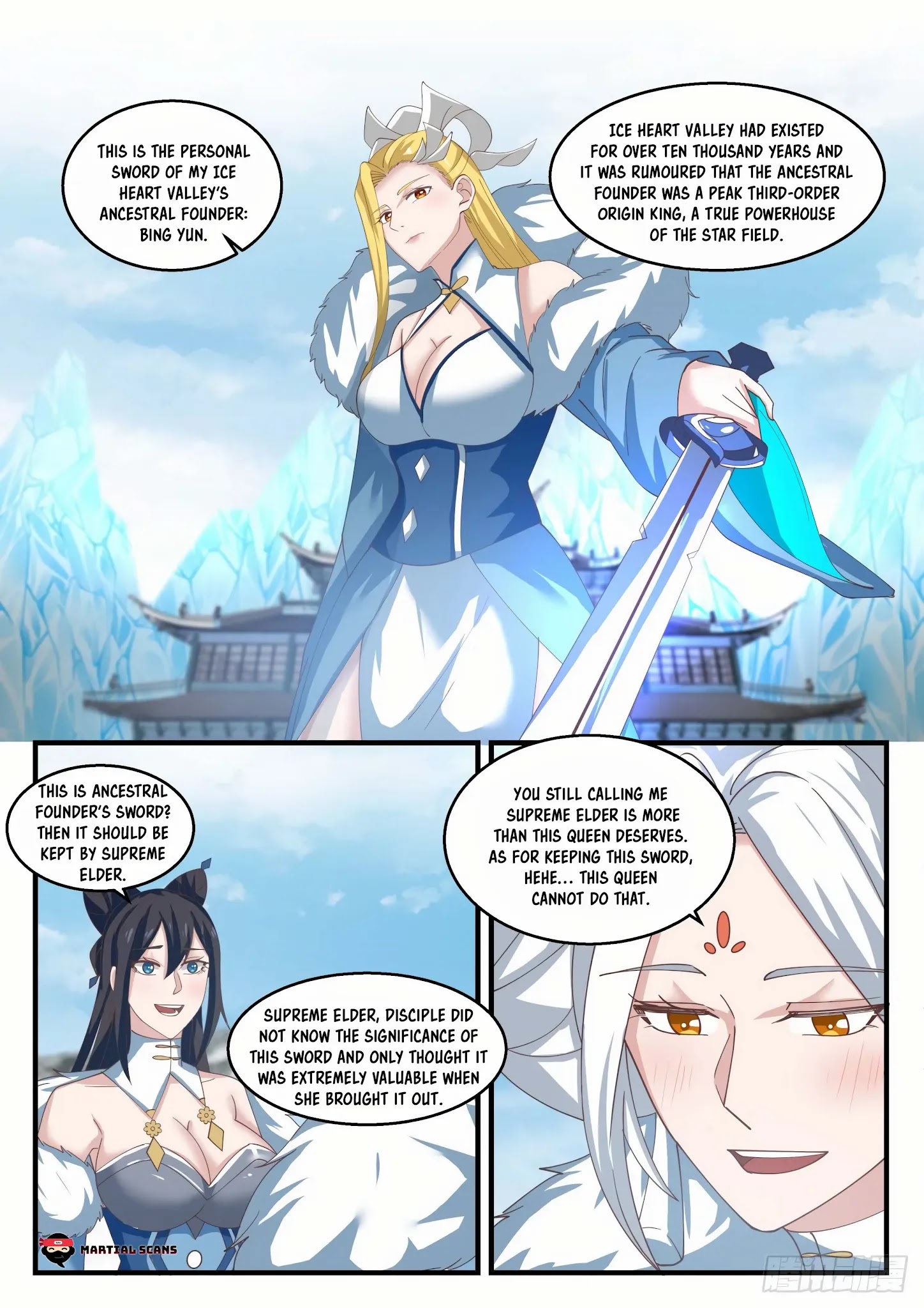 Martial Peak - Chapter 1411: Profound Frost Divine Sword