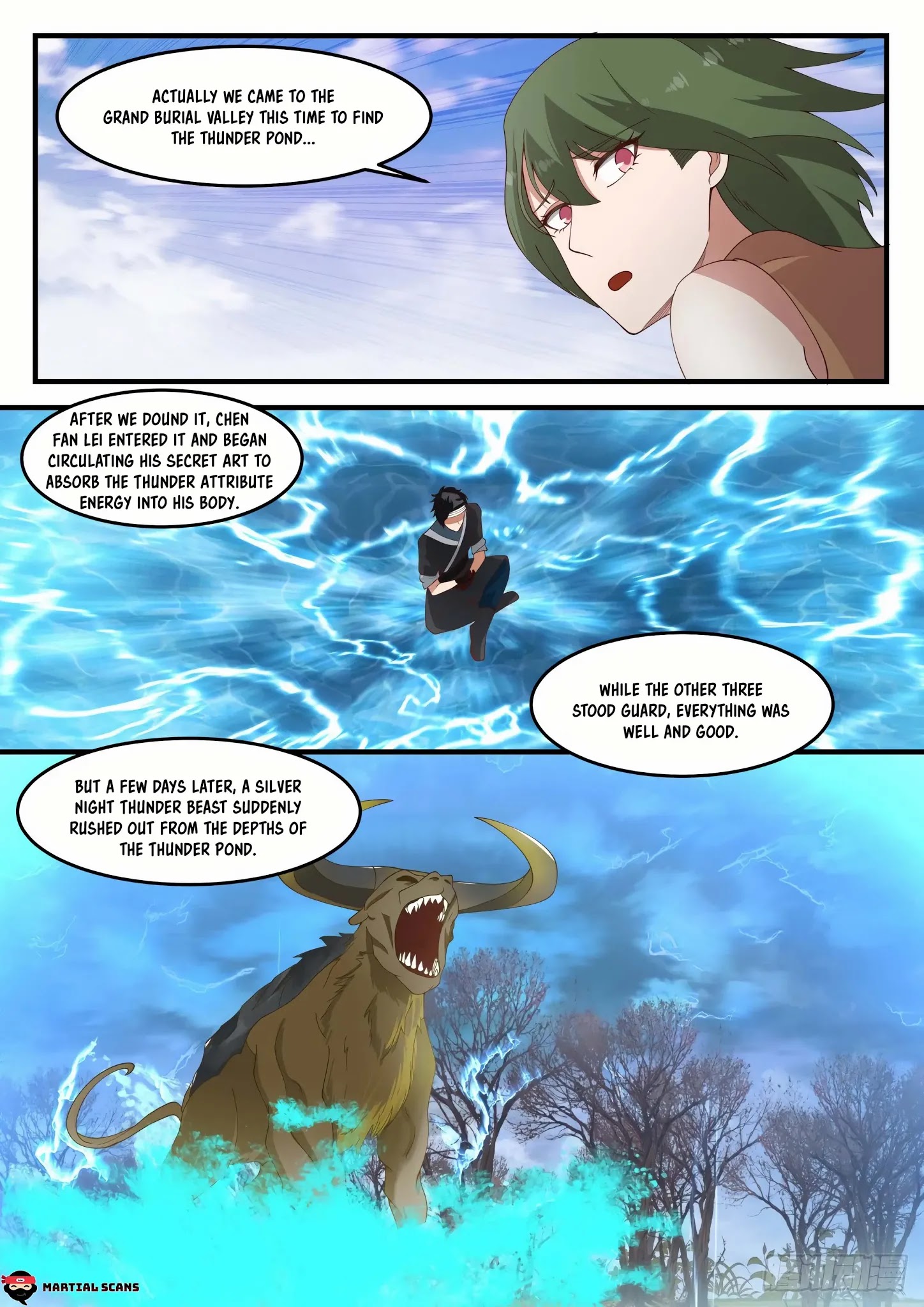 Martial Peak - Chapter 1205: Silver Night Thunder Beast