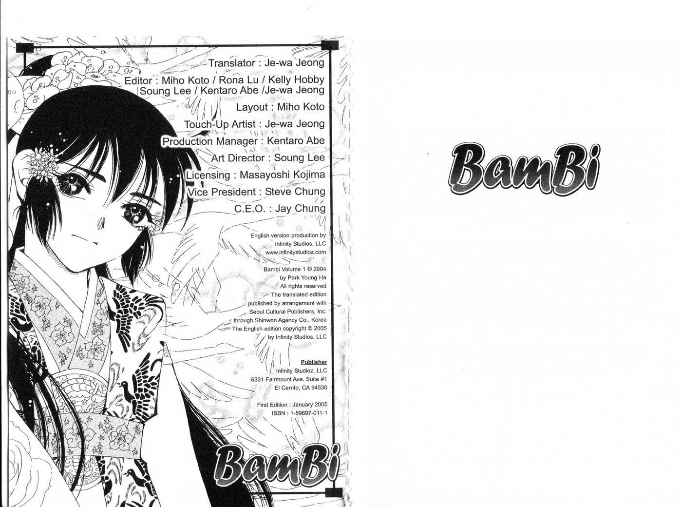 Bambi - Vol.1 Chapter 1 : [Includes Chapters 1-5.  See Forum Thread For Chapter Names.]