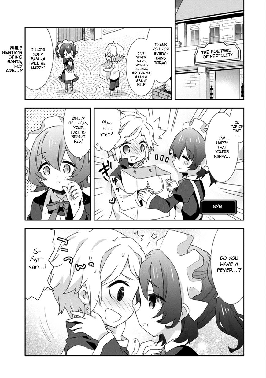 Dungeon Ni Deai O Motomeru No Wa Machigatte Iru Darou Ka 4-Koma - Kami-Sama No Nichijou - Chapter 25