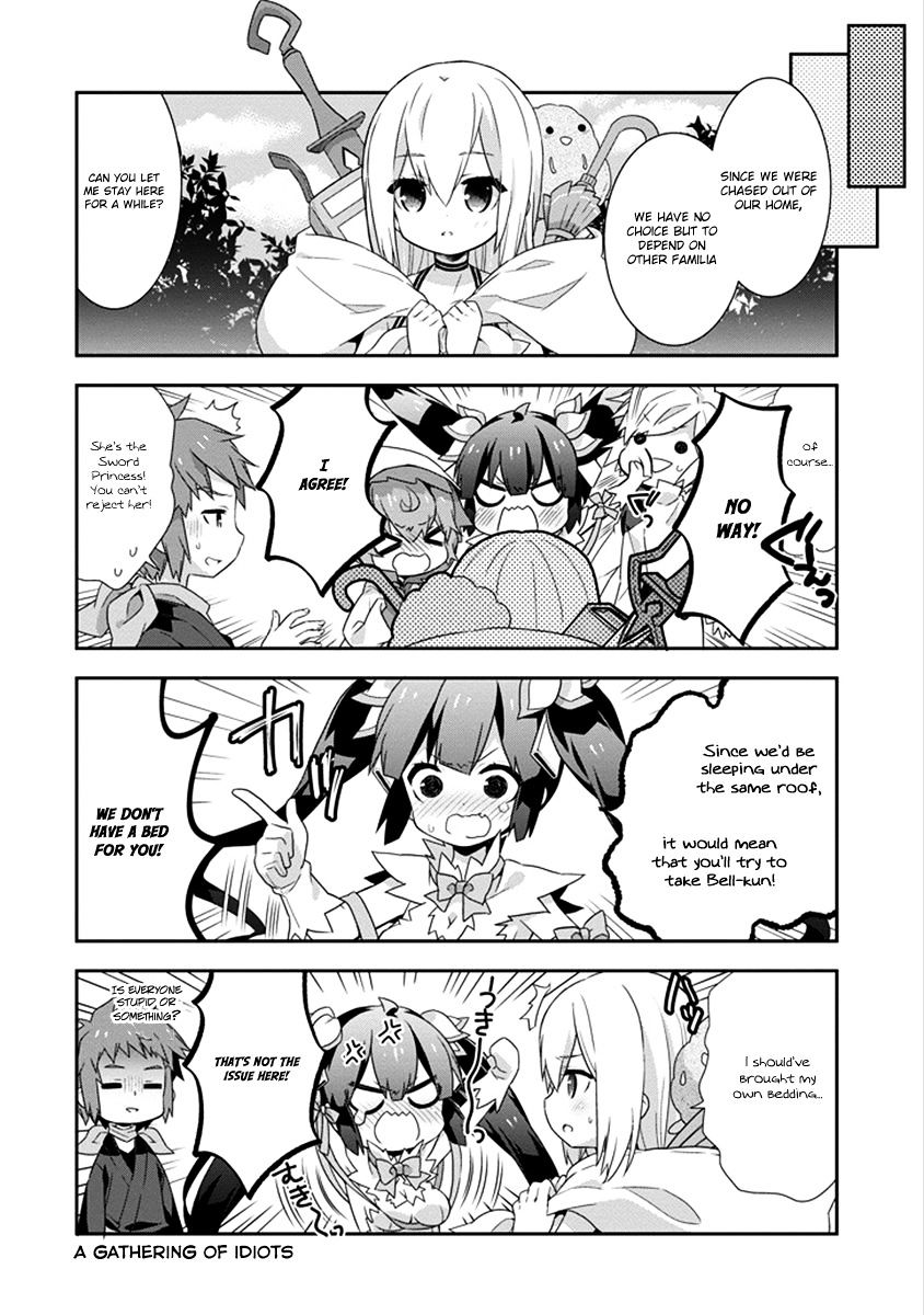 Dungeon Ni Deai O Motomeru No Wa Machigatte Iru Darou Ka 4-Koma - Kami-Sama No Nichijou - Chapter 29 : Step 15 (V2)