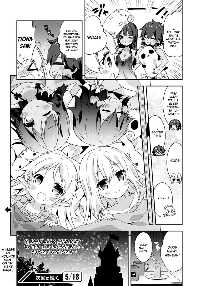 Dungeon Ni Deai O Motomeru No Wa Machigatte Iru Darou Ka 4-Koma - Kami-Sama No Nichijou - Chapter 32 : Step 18 (V2)