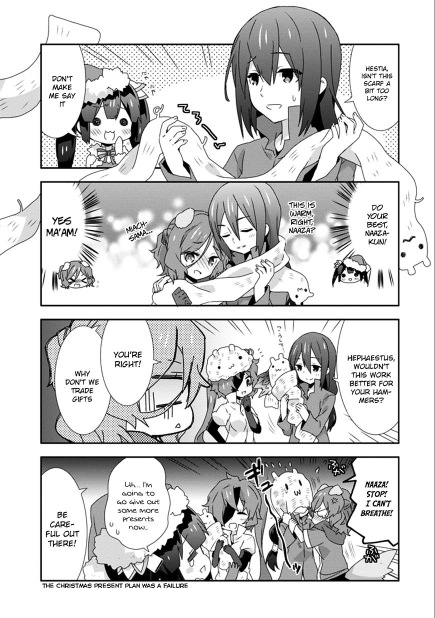 Dungeon Ni Deai O Motomeru No Wa Machigatte Iru Darou Ka 4-Koma - Kami-Sama No Nichijou - Chapter 24