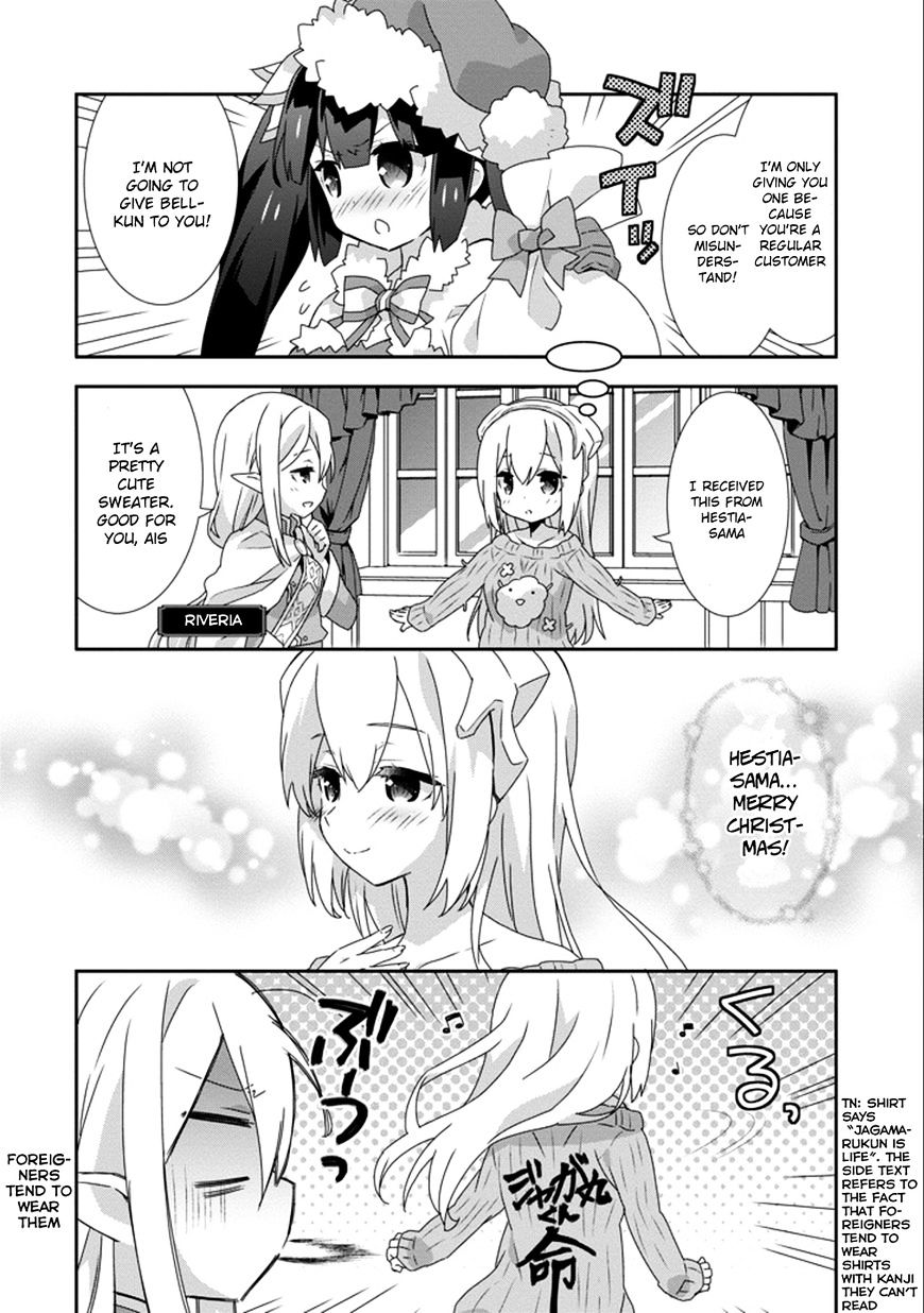 Dungeon Ni Deai O Motomeru No Wa Machigatte Iru Darou Ka 4-Koma - Kami-Sama No Nichijou - Chapter 24