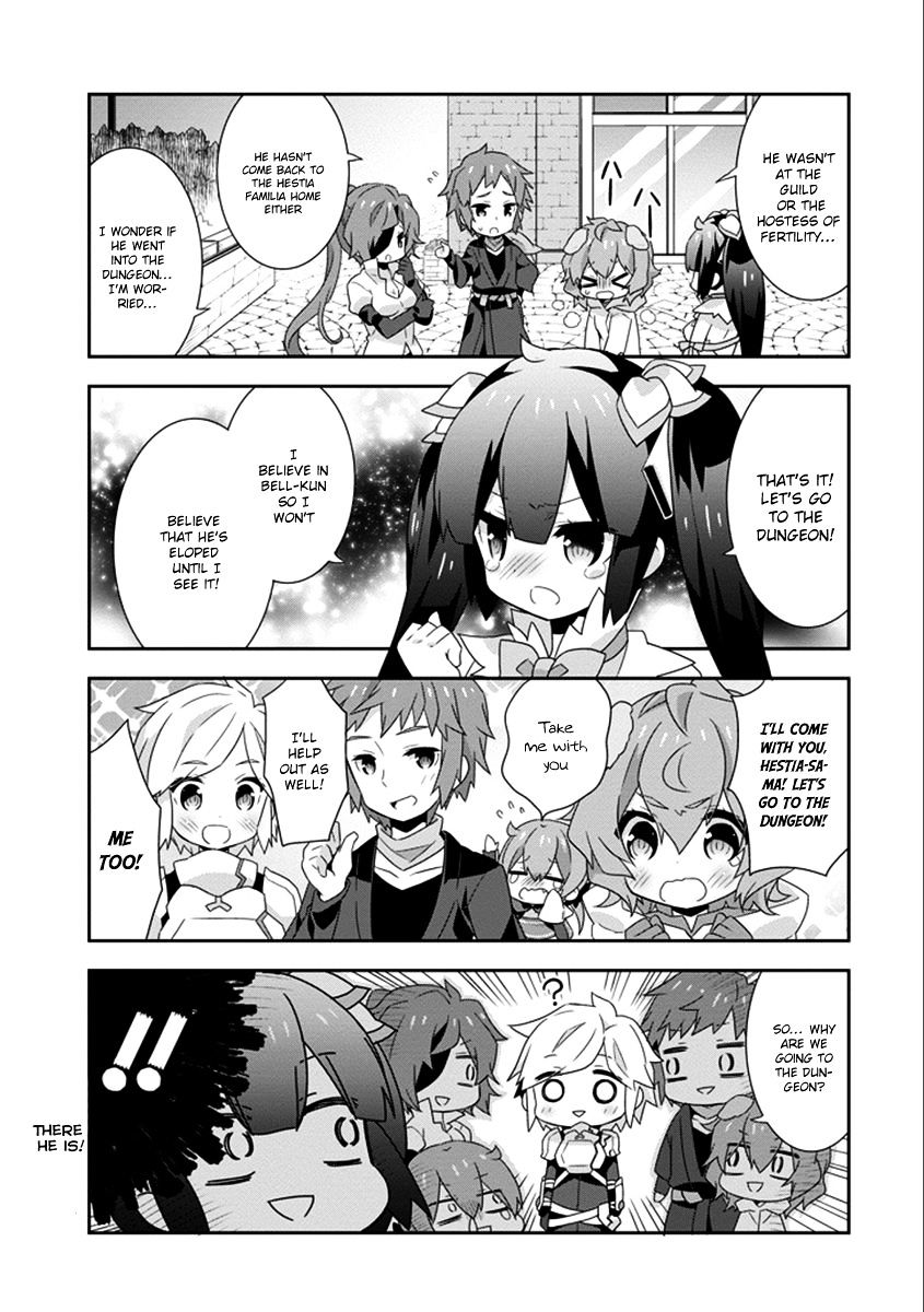 Dungeon Ni Deai O Motomeru No Wa Machigatte Iru Darou Ka 4-Koma - Kami-Sama No Nichijou - Chapter 33 : Step 19 (V2)