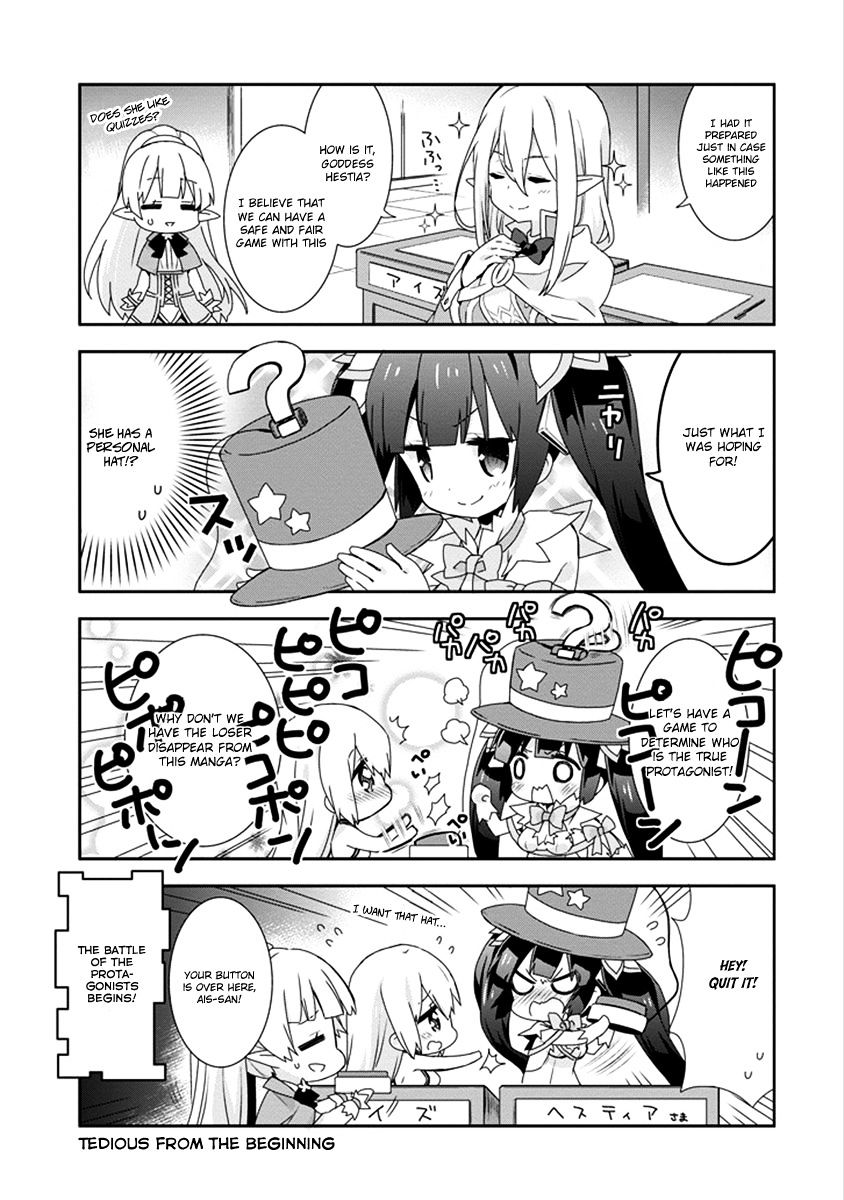 Dungeon Ni Deai O Motomeru No Wa Machigatte Iru Darou Ka 4-Koma - Kami-Sama No Nichijou - Chapter 28