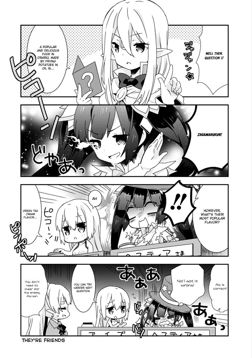 Dungeon Ni Deai O Motomeru No Wa Machigatte Iru Darou Ka 4-Koma - Kami-Sama No Nichijou - Chapter 28