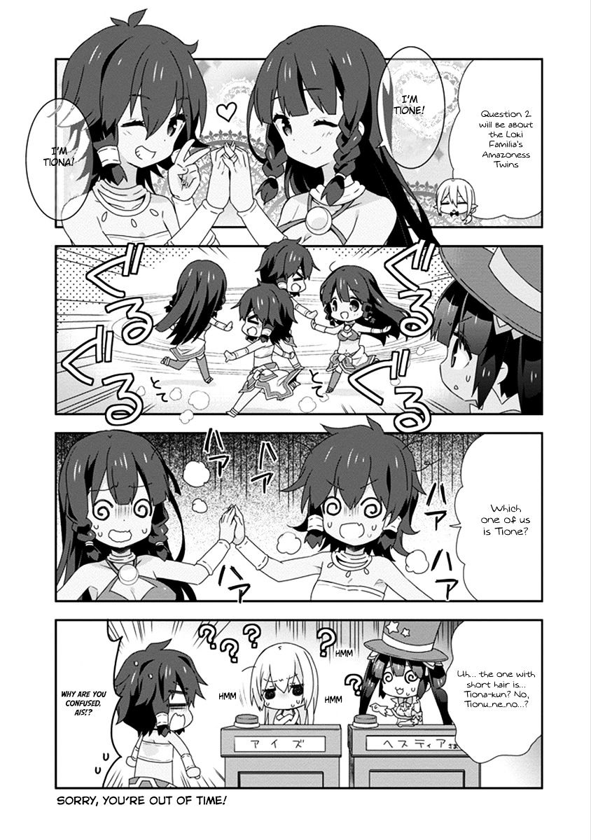 Dungeon Ni Deai O Motomeru No Wa Machigatte Iru Darou Ka 4-Koma - Kami-Sama No Nichijou - Chapter 28