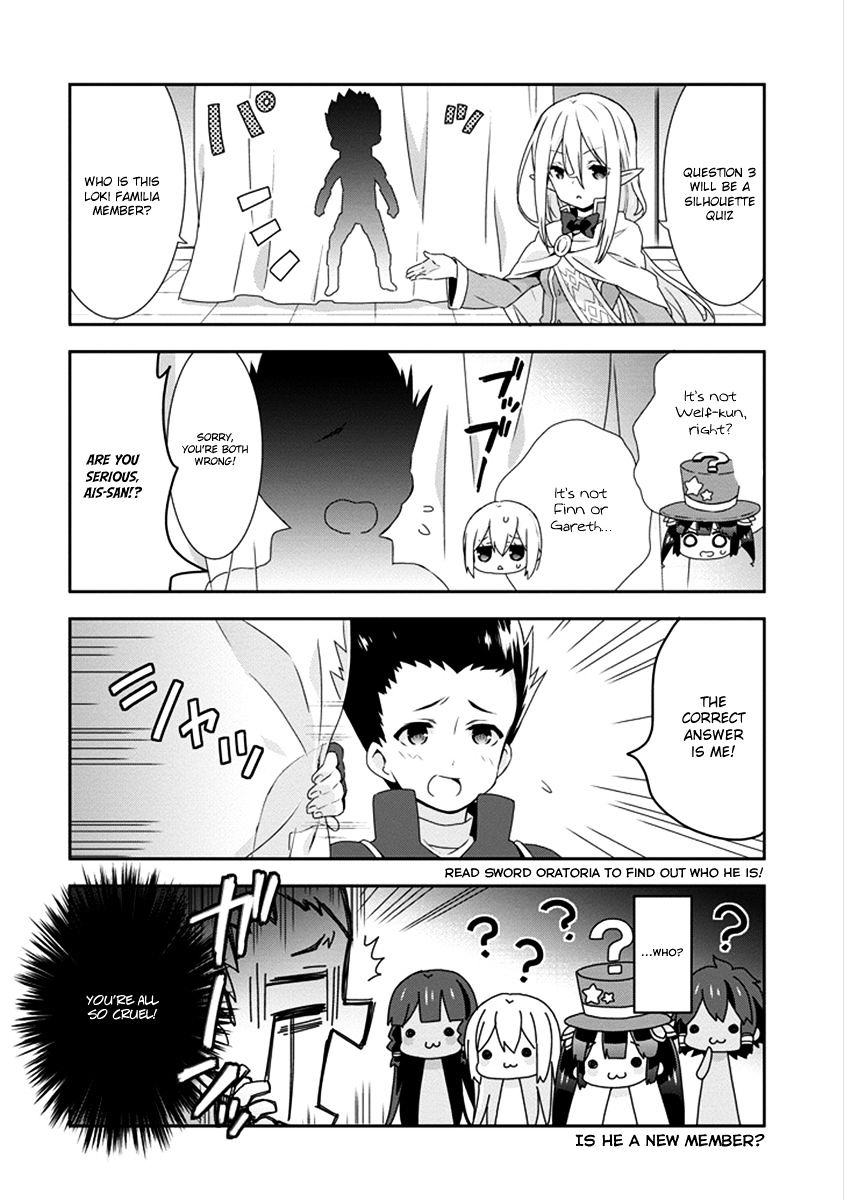 Dungeon Ni Deai O Motomeru No Wa Machigatte Iru Darou Ka 4-Koma - Kami-Sama No Nichijou - Chapter 28